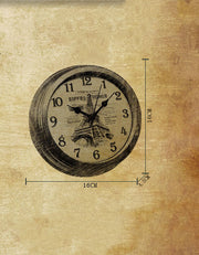 European Style Retro Desk Clock Creative Silent Alarm Clock - BeShop