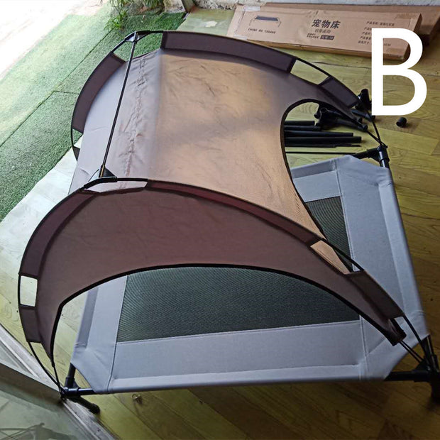 Pet Outdoor Supplies Covered Loft Bed Camp Bed Sunshade Tent - BeShop