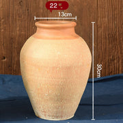 Vintage Vase Florist Earthenware Pot Tile Jar Insert Dried Flowers - BeShop